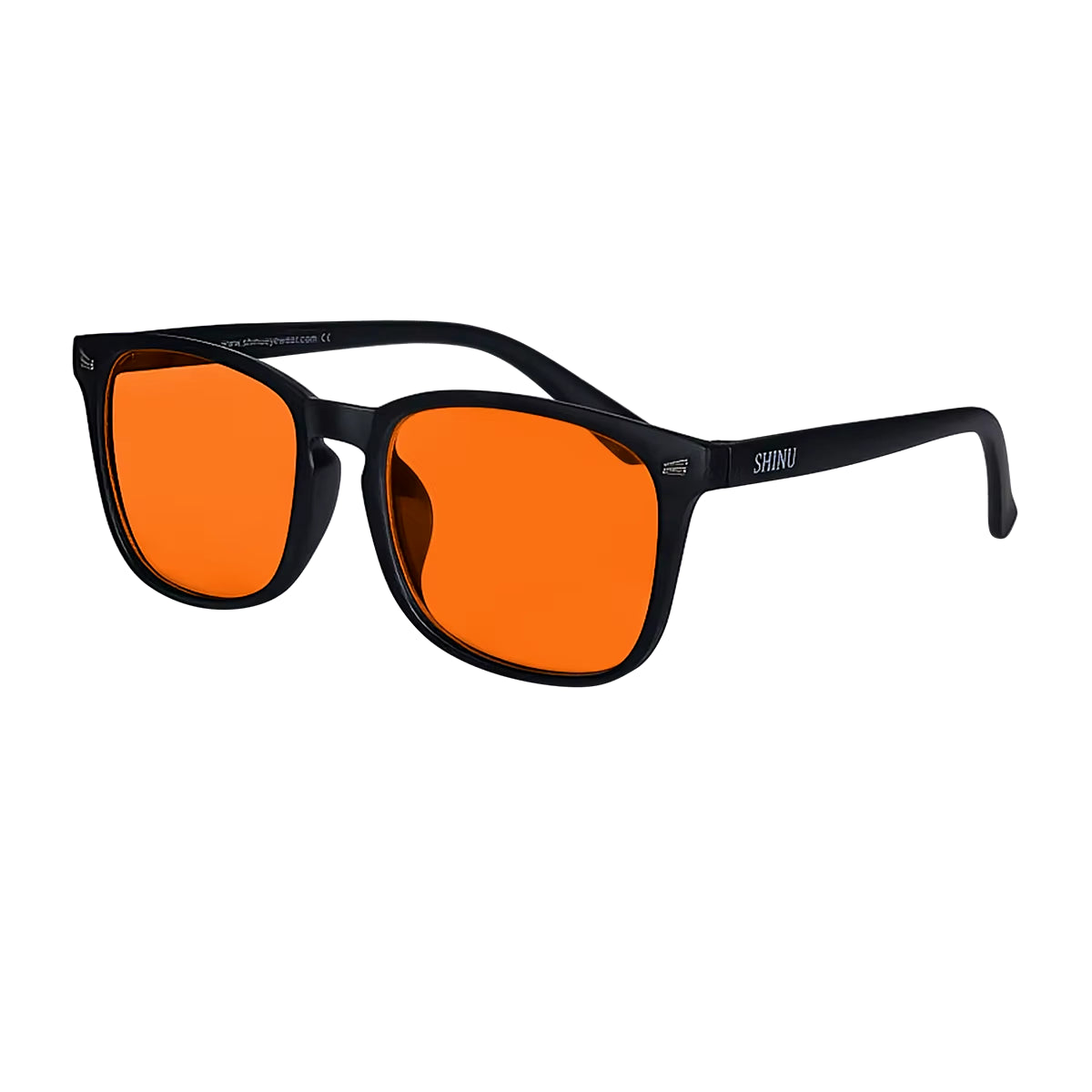 Men’S Glasses Blue Light Blocking Computer Glasses Orange Yellow Clear Lenses Glasses Light Blue Eyeglasses 3 Blocking Rate